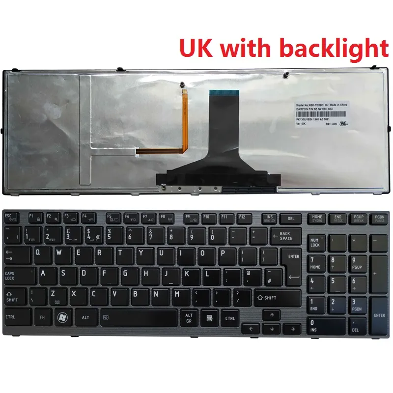 Amazon | 英語キーボード東芝衛星 P750 P750D P755 P755D P770