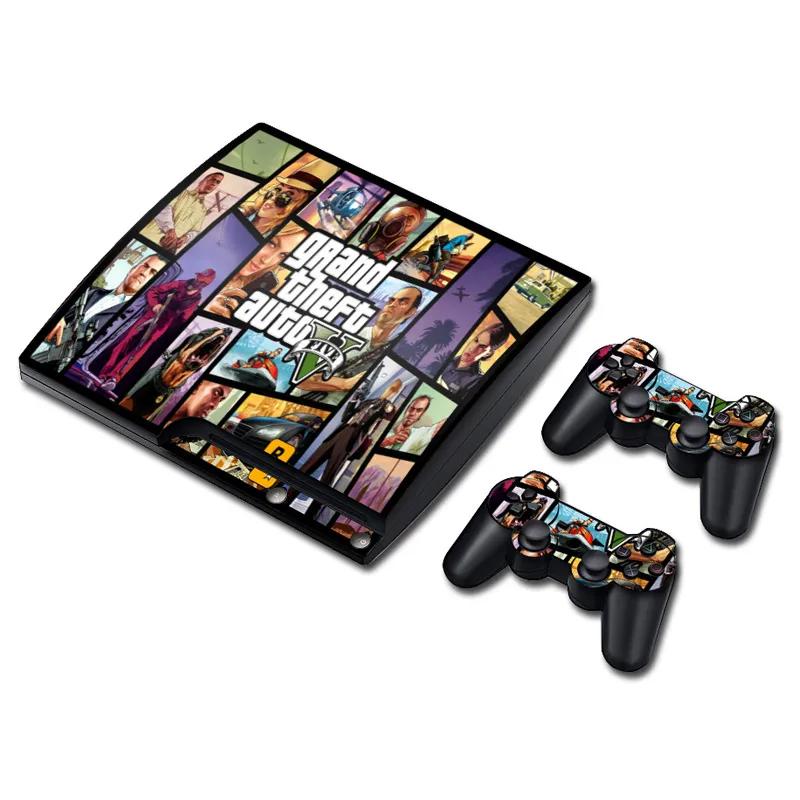 DHgate.com:GTA5 GAT6 Vinyl Skin Sticker Protector for PS3