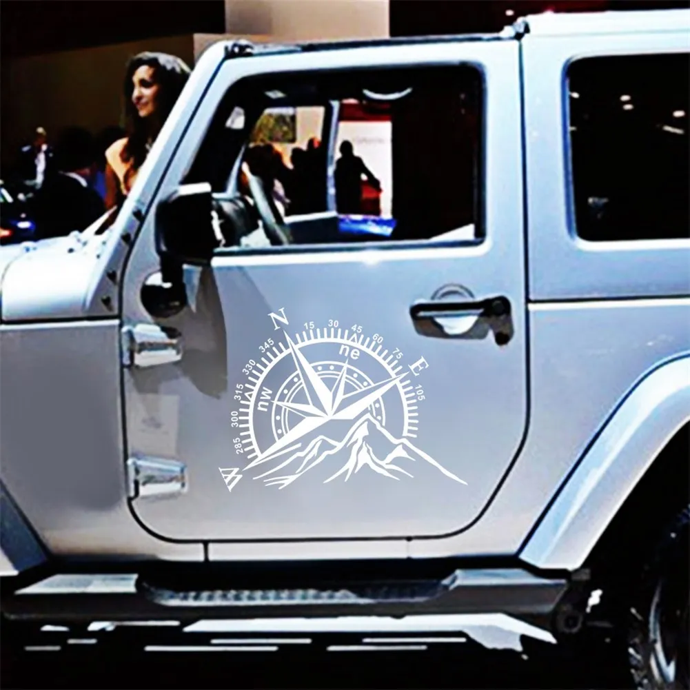 Save Big on Bulk Vinyl Hood Stickers Car Stickers And Decals Compass  Mountain Hood Sticker, Large PVC Vinyl Decal For Camper Van, Motorhome, And  Auto ..., image size:1001x1001