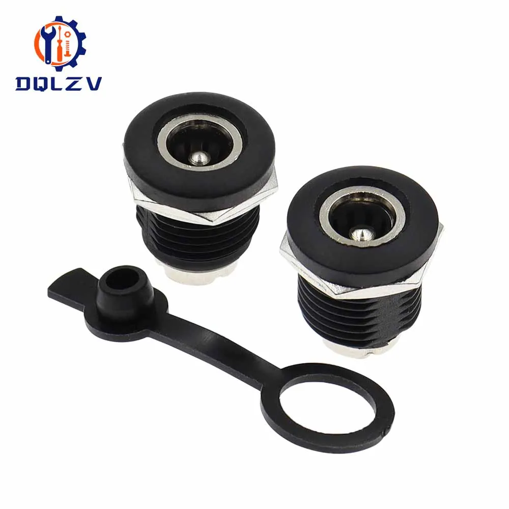 thumbnail image 2 of 2.1 X 5.5mm Metal Round Panel Mount Female DC Connector Jack - Solder Type (1-20 Pieces) 2 of 6