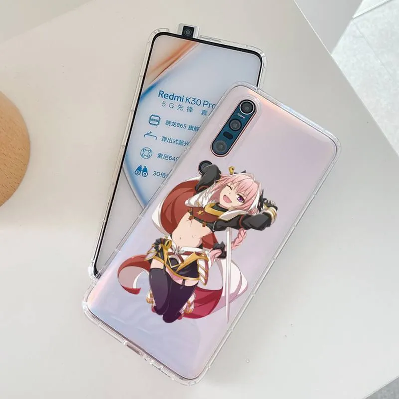 Anime Redmi Note Cover Ladies Anime Beautiful BTS Girl Glass Back