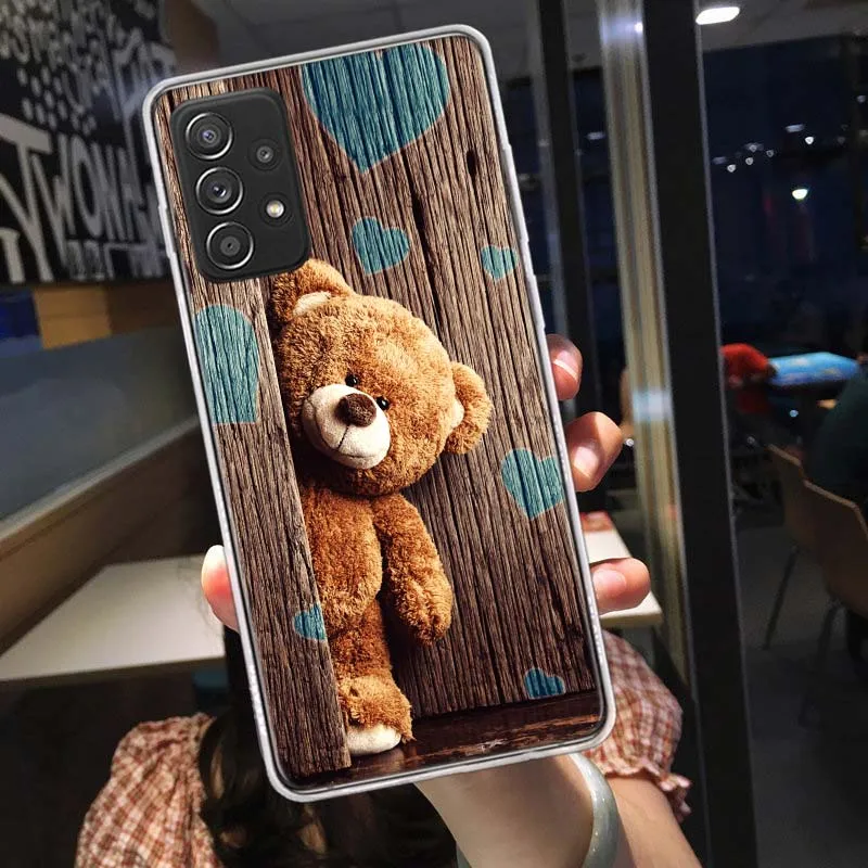 Teddy Bear Mobile Cover Samsung Galaxy M31 Teddy Wooden Samsung