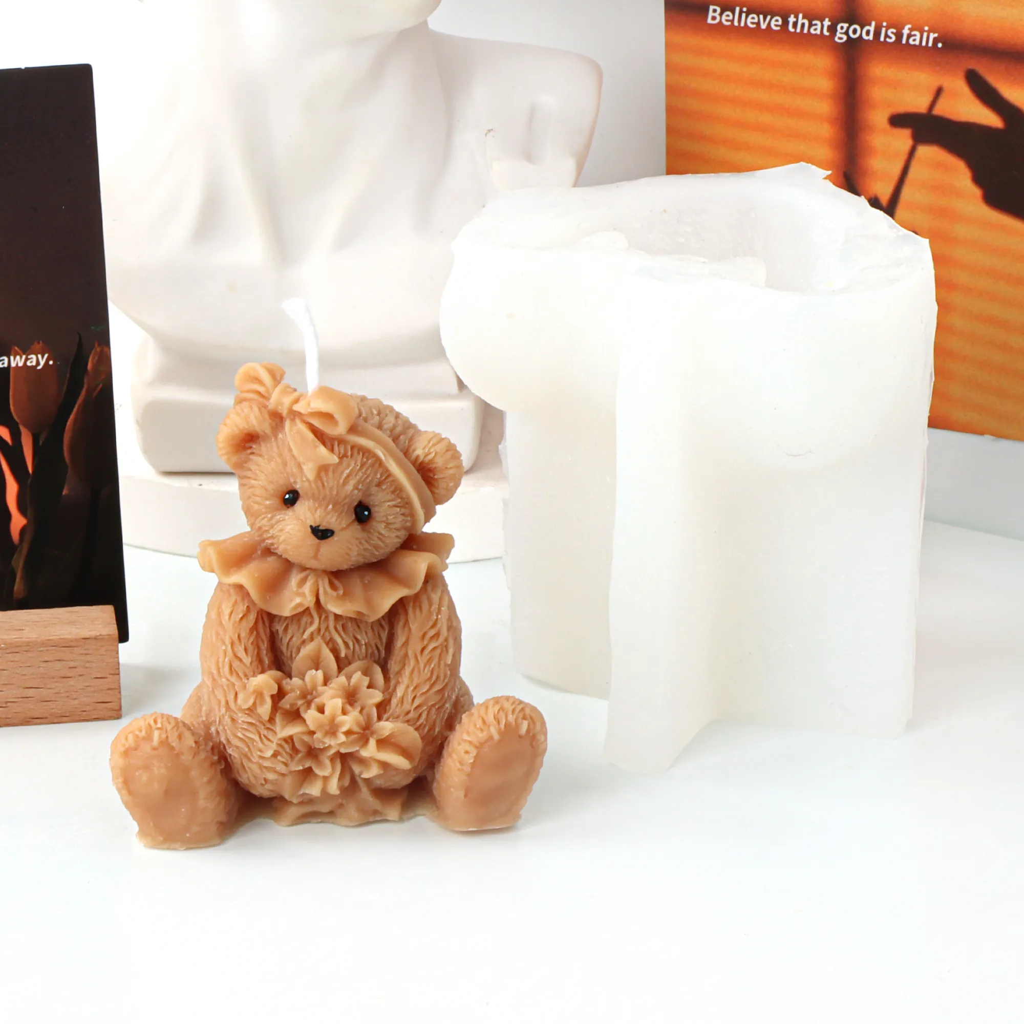 Gummy Bear Molds Silicone 3-Piece Bear Silicone Molds Perfect