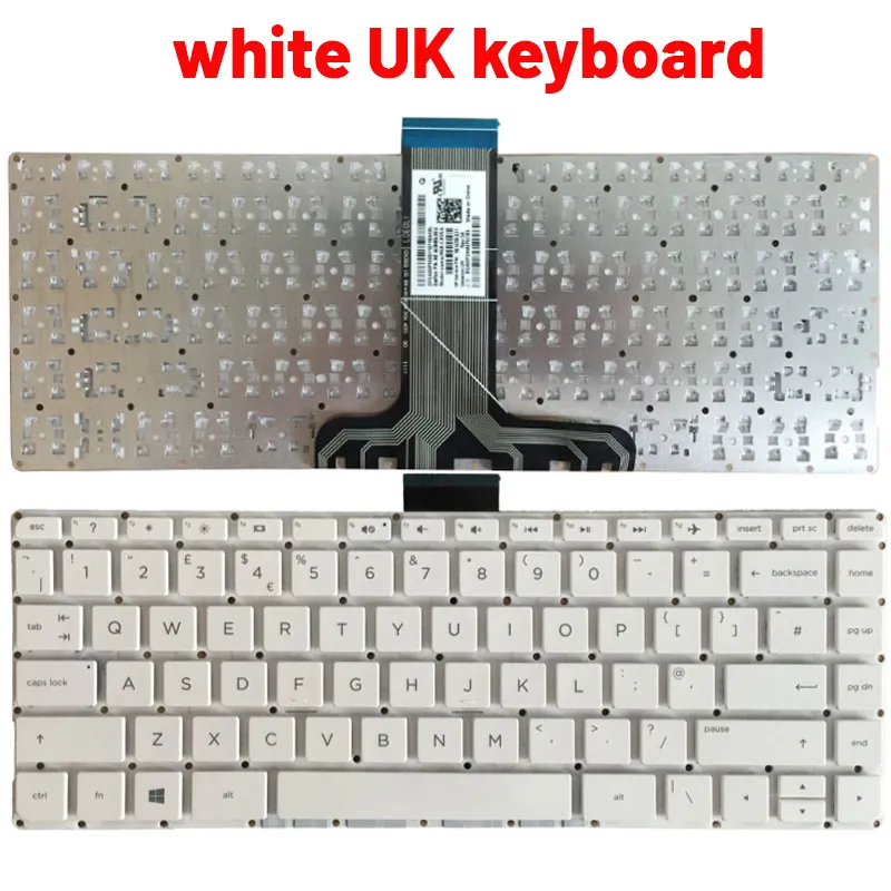 HP Stream 14-ax Series Replacement Keyboard - Russian/US/UK/Spanish ...