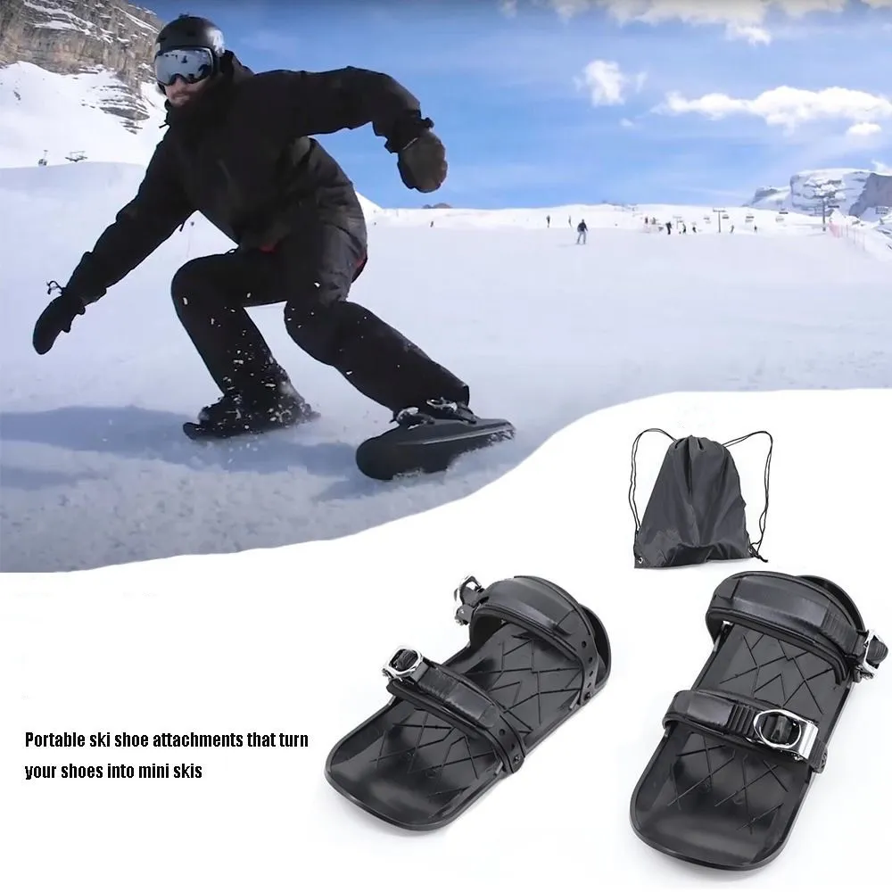 DHgate.com:Mini Ski Skates Adjustable Snow Skis with Boots for 
