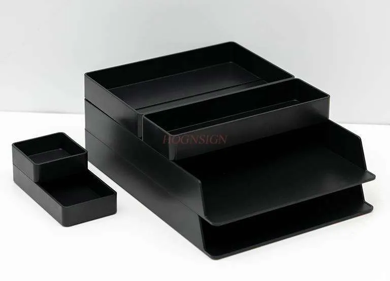 Wholesale Multilayer Desktop Paper File Storage Box For Office Supplies ...