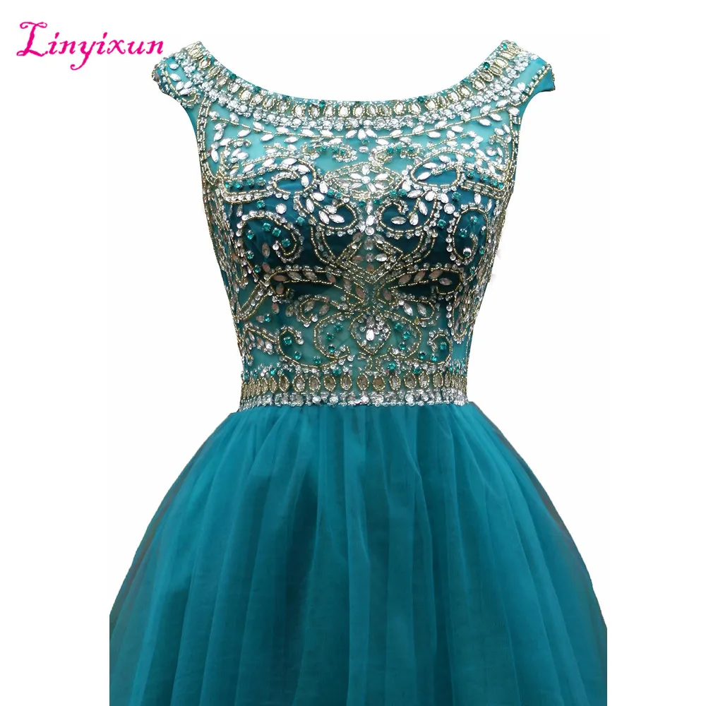 homecoming dresses paducah ky Glitter Sheath Square Neck Navy Blue Sequin Mini Party Dresses With Slit, Navy Blue / 00 main image 1