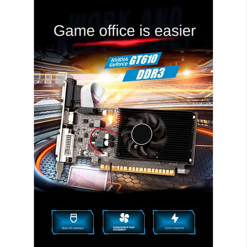 Gt 610 1gb Dedicated Graphics Card Save Big On Bulk Geforce Gt610
