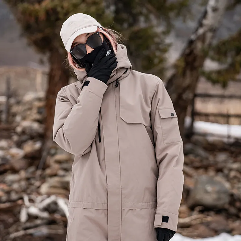 thumbnail image 2 of Womens One Piece Snowsuit Winter Warm Onesie Ski Suit Baggy Ski Outfits 2 of 14