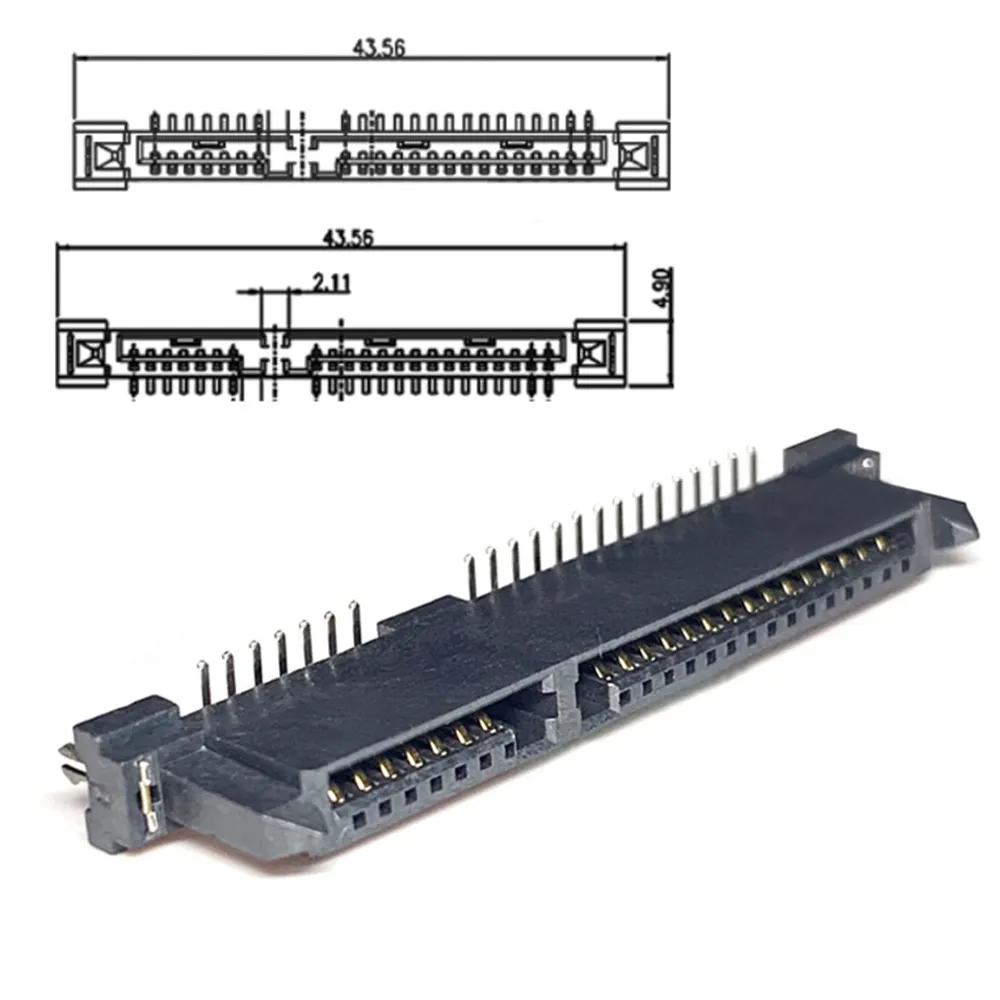SATA Connector 22 pin Female 7P 15P 22Pin Hard disk interface Connector Socket 22P SATA Port Jack