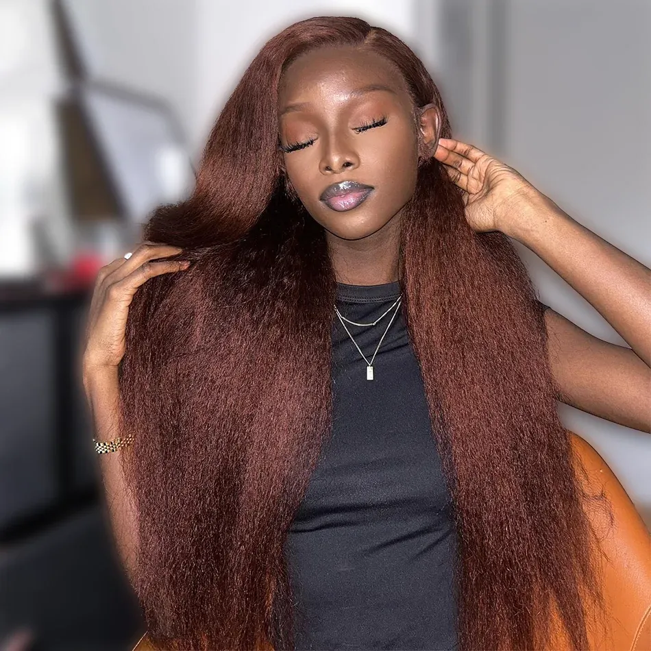 Long Lacefront 13X6 FreePart wig 2020 black brown Amazon.com : 13x6 Lace Front Wigs Black Wig Pre-layered  main image 4