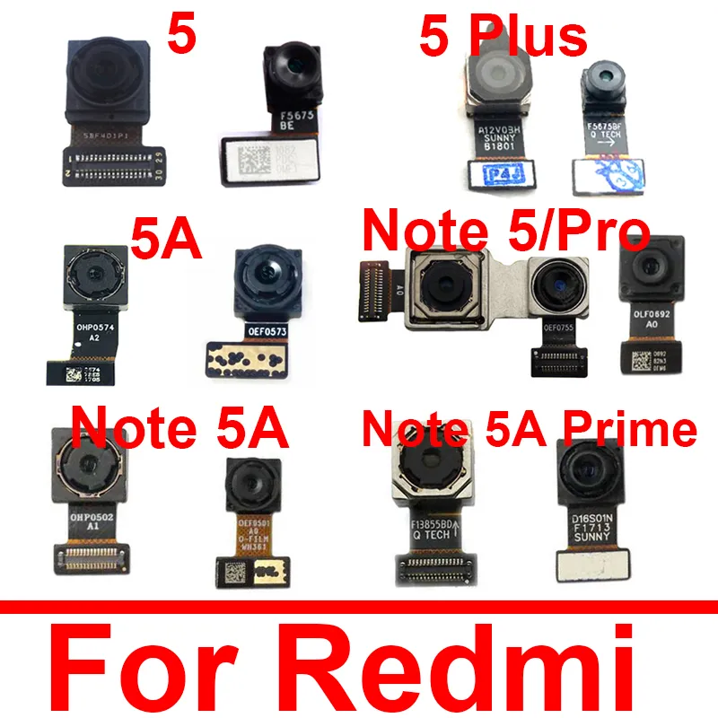 front camera redmi note rear camera