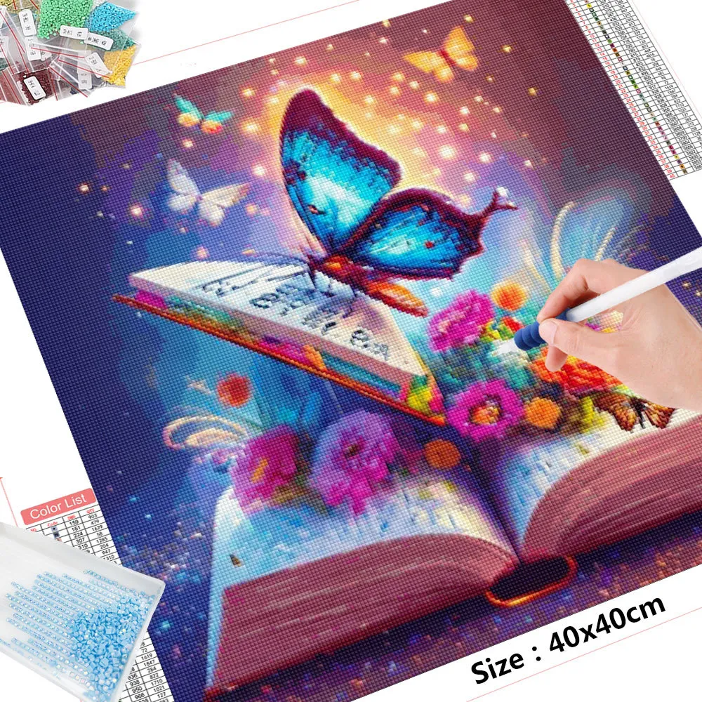 2024 NewHUACAN Full Drill DIY Diamond Painting Kits for