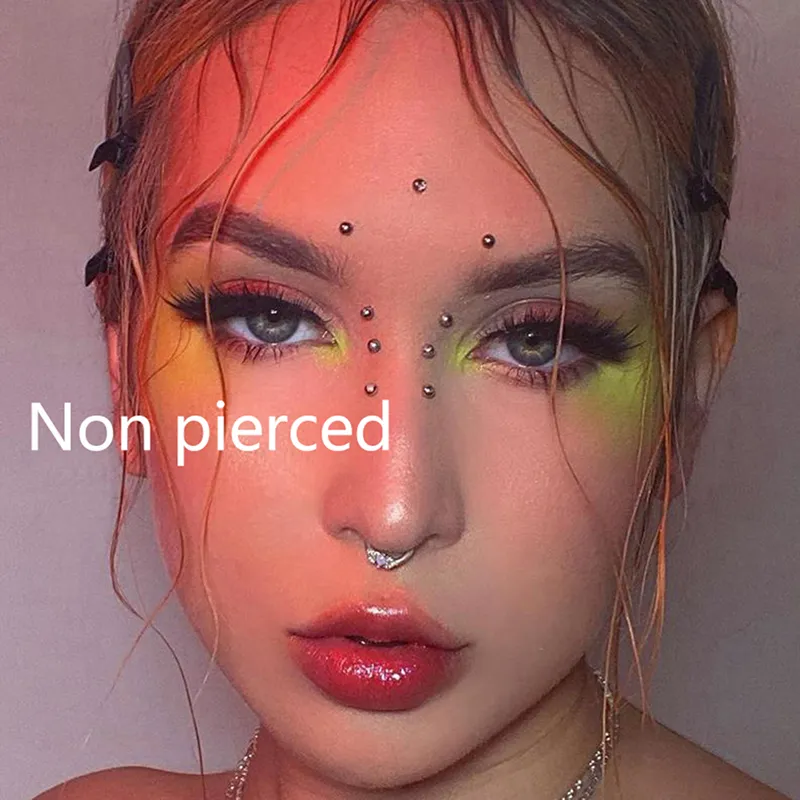 Fake Lip Ring Stud Nose Ring Eyebrow Ring Dimple Stickers 2024 Body Jewelry Set Reusable Self Adhesive From Ddmyaug 8.05 DHgate.Com