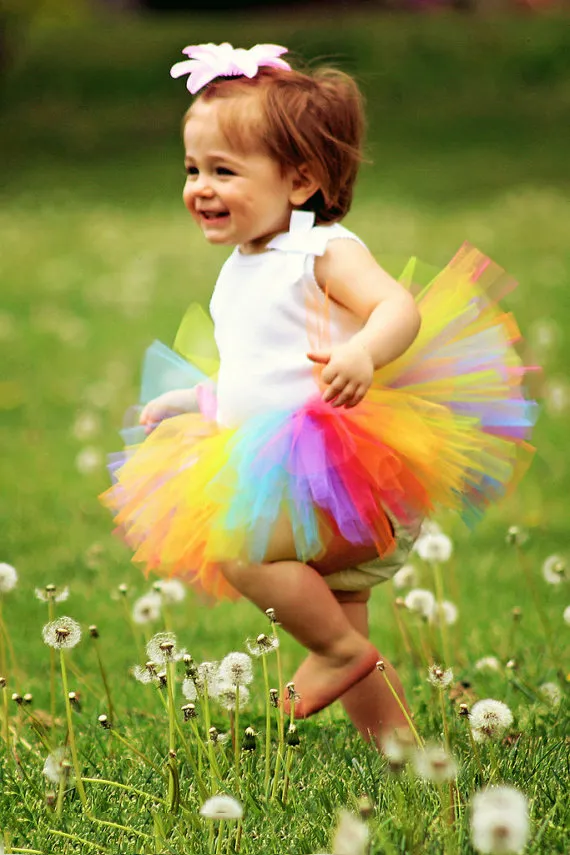Tutu Skirt Rainbow Skirt For Baby Girl Rainbow Infant Clothing