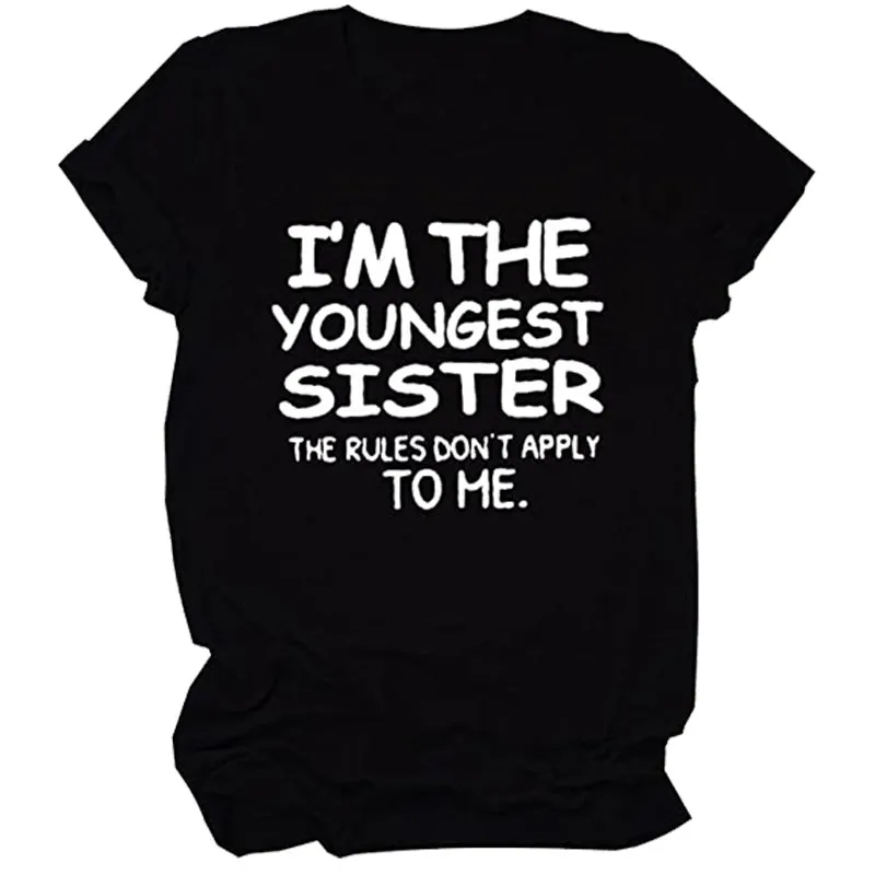 Funny sister sayings t shirts sale
