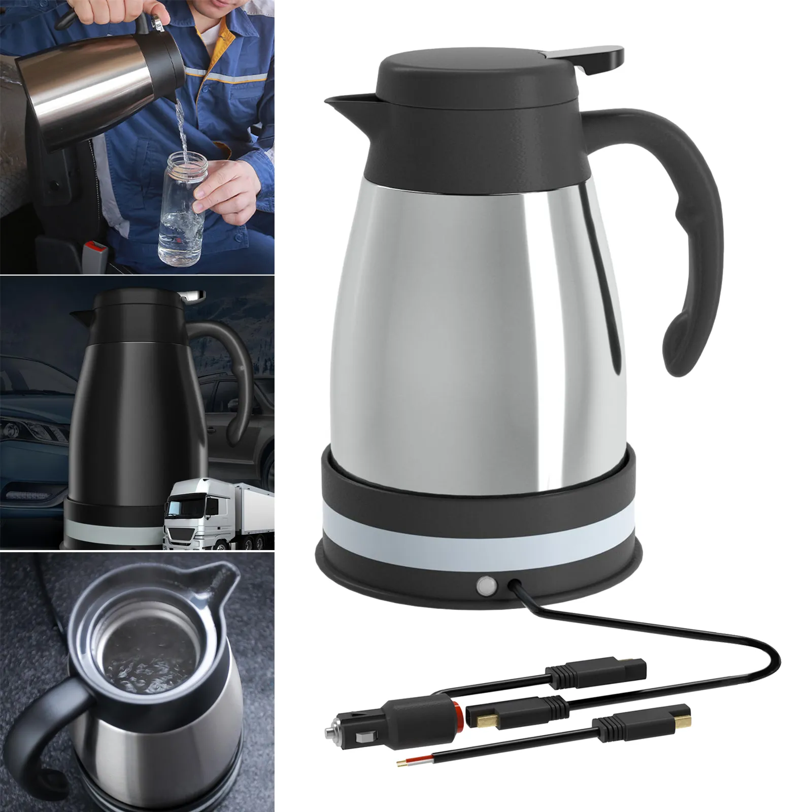 Cigarette Lighter Dc Electric Kettle Portable Kettle Camp Kettle