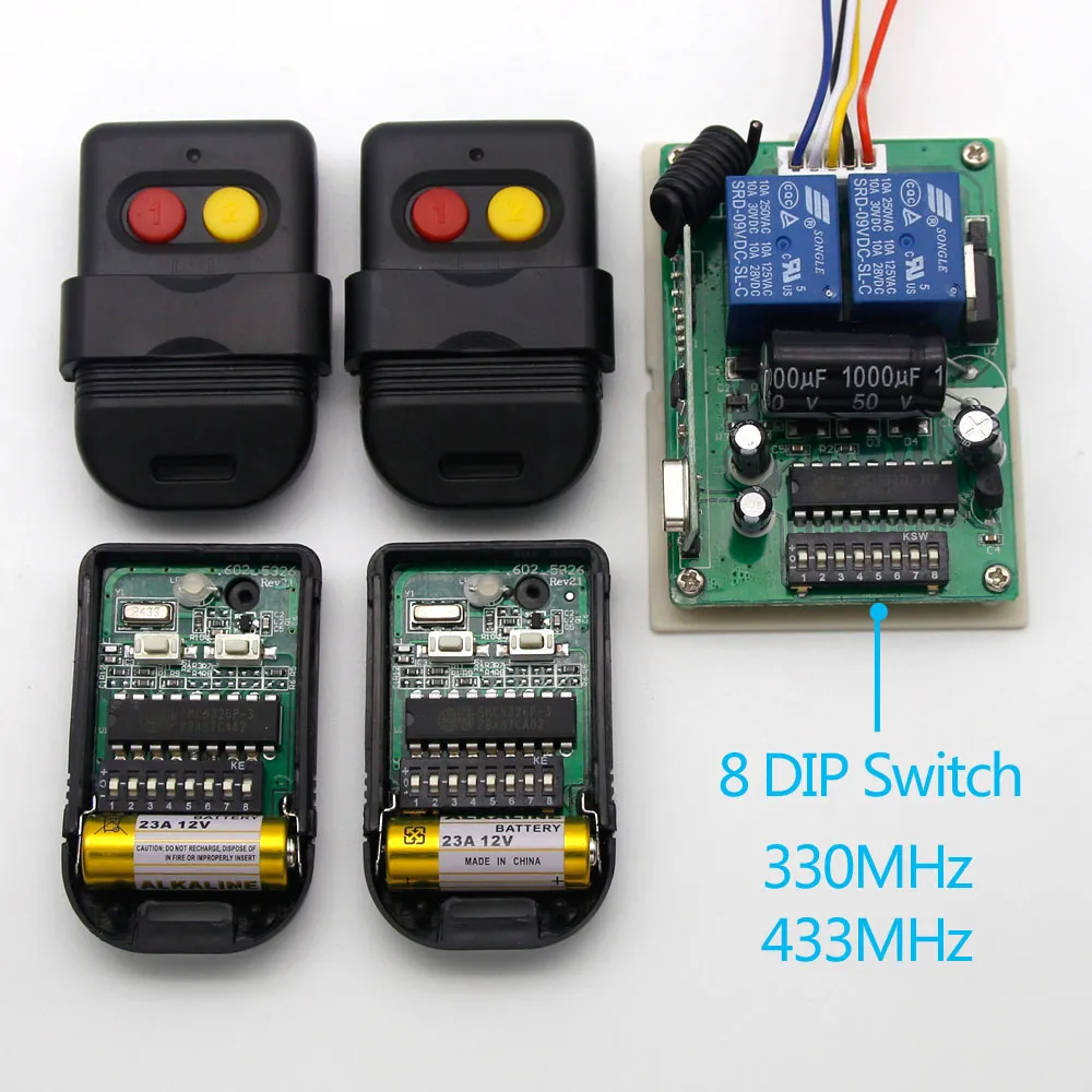 Dip Switch Garage Door Opener 2 For 811LM Liftmaster Garage Door Gate
