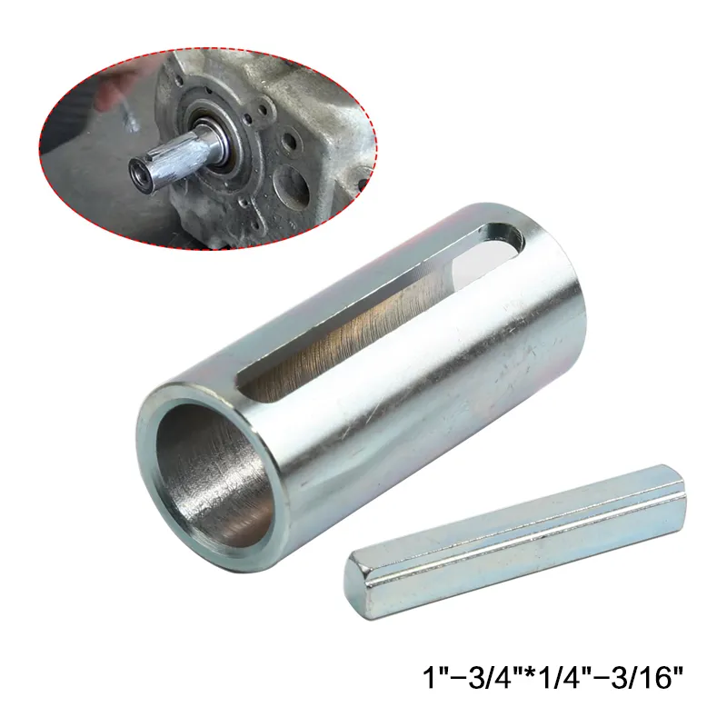 3/4" To 1" Inch Gas Engine Pulley Crank Shaft Sleeve Adapter With Step