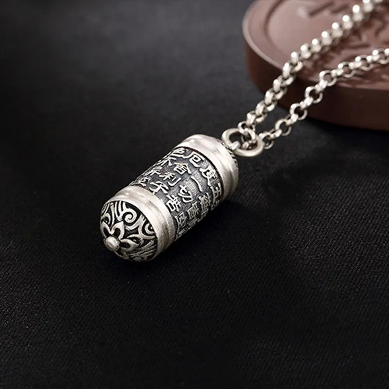 Openable Pure 990 Sterling Silver Locket Necklace for