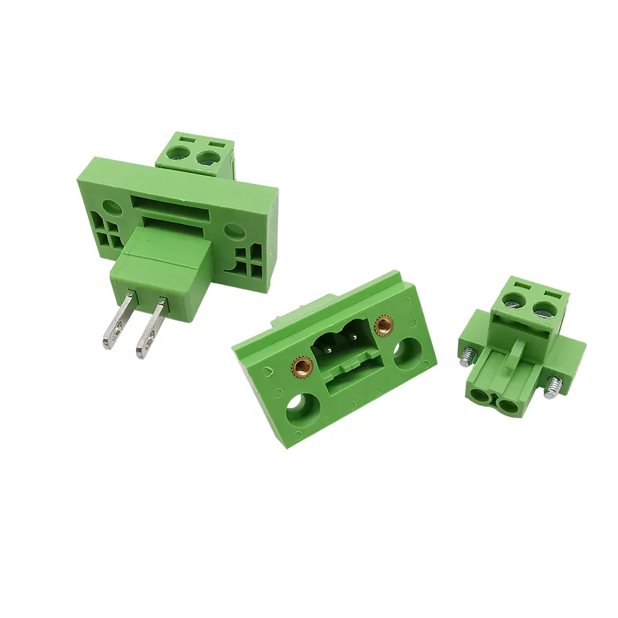 Connecteur de bornier enfichable PCB, pas de 5.08mm, Angle droit Connecteur de bornier enfichable PCB, pas de 5.08mm, Angle droit