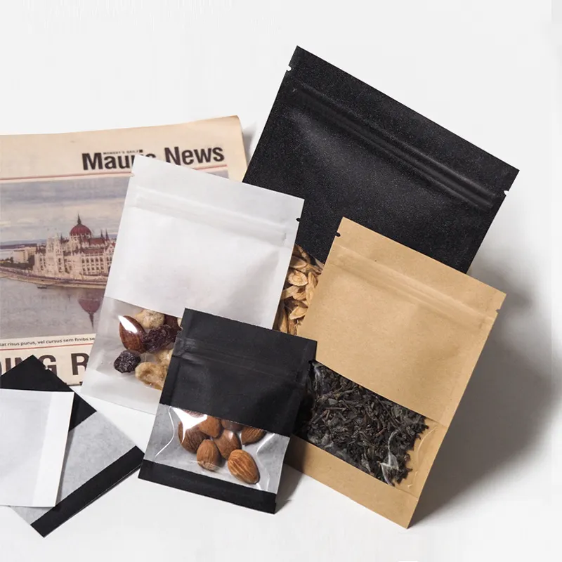 Eco-Friendly Kraft Paper Zip Lock Bags: Stylish Packaging for