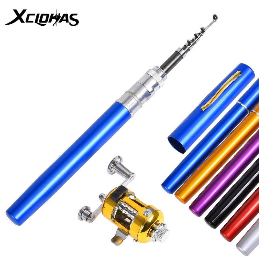 Portable Mini Pocket Pen Fishing Rod 1M With Aluminum Alloy Reel for  Trolling from Dhgate Rod Reel Combo - price 22.71