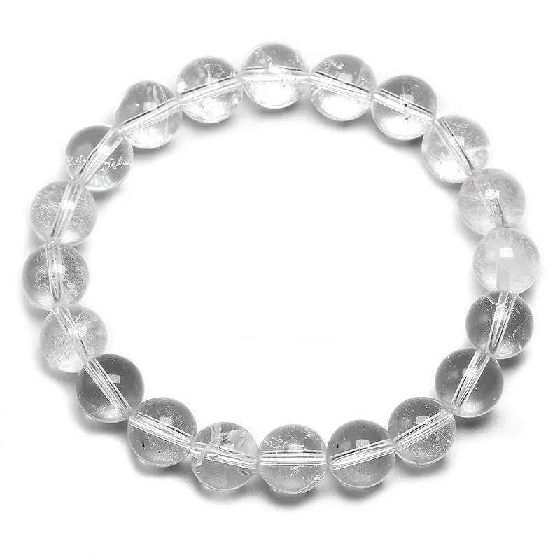 Bracciale Elastico Con Iniziale E, Cristalli Zircondia, Placcato Argento, Philip Jones, 17,8-19,3 Cm