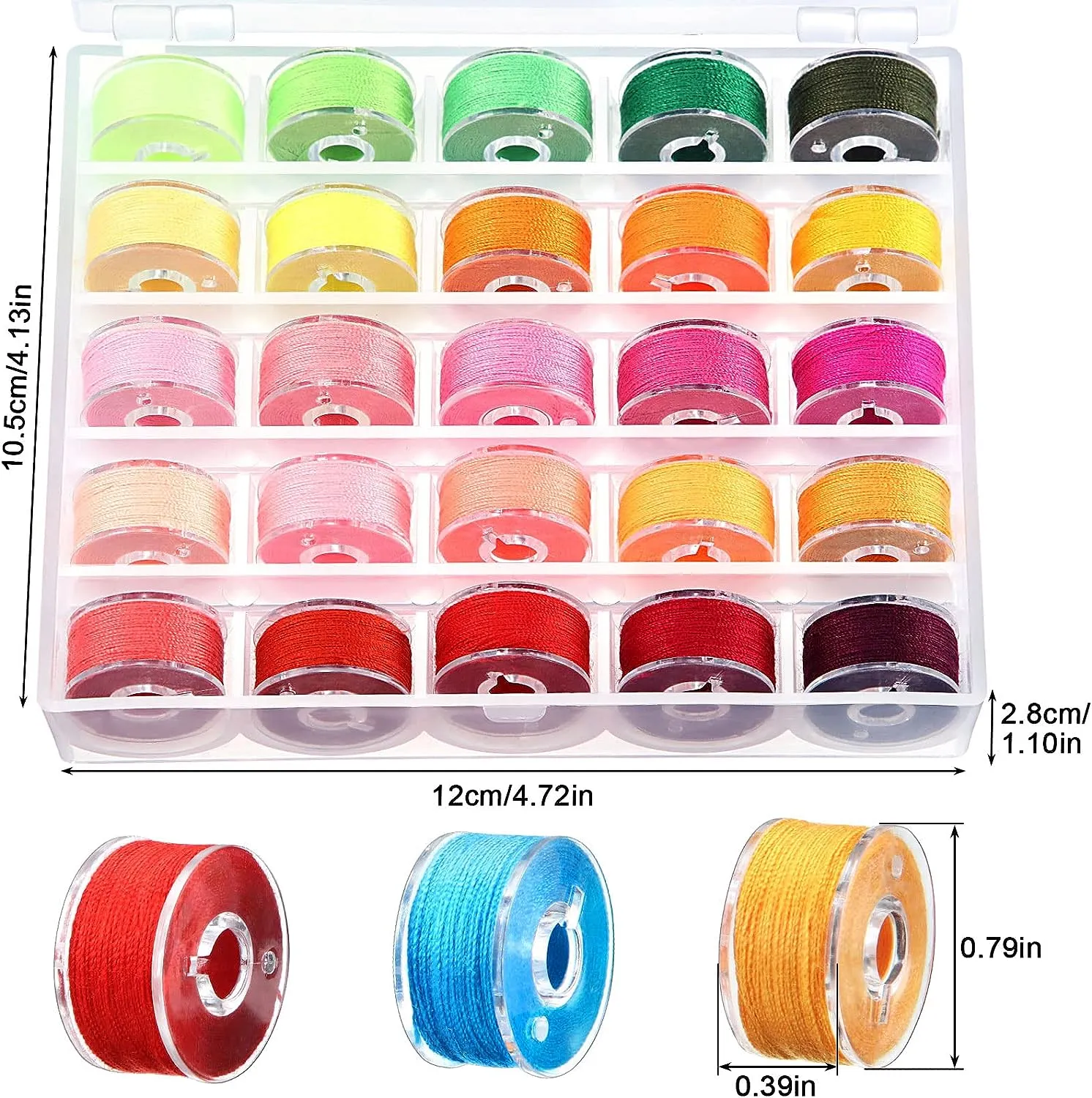 thumbnail image 2 of Sewing Machine Bobbins, Plastic Bobbins For 2 of 9