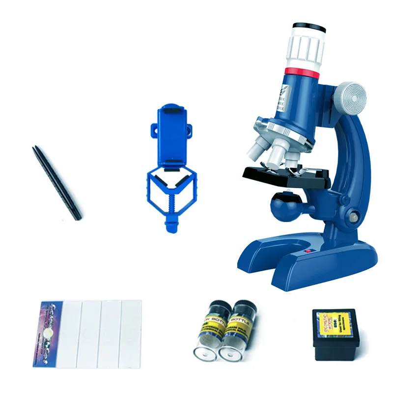 wholesale Microscope Kit for Adults Kids: 1200X LED Biological Microscope  for Science Education