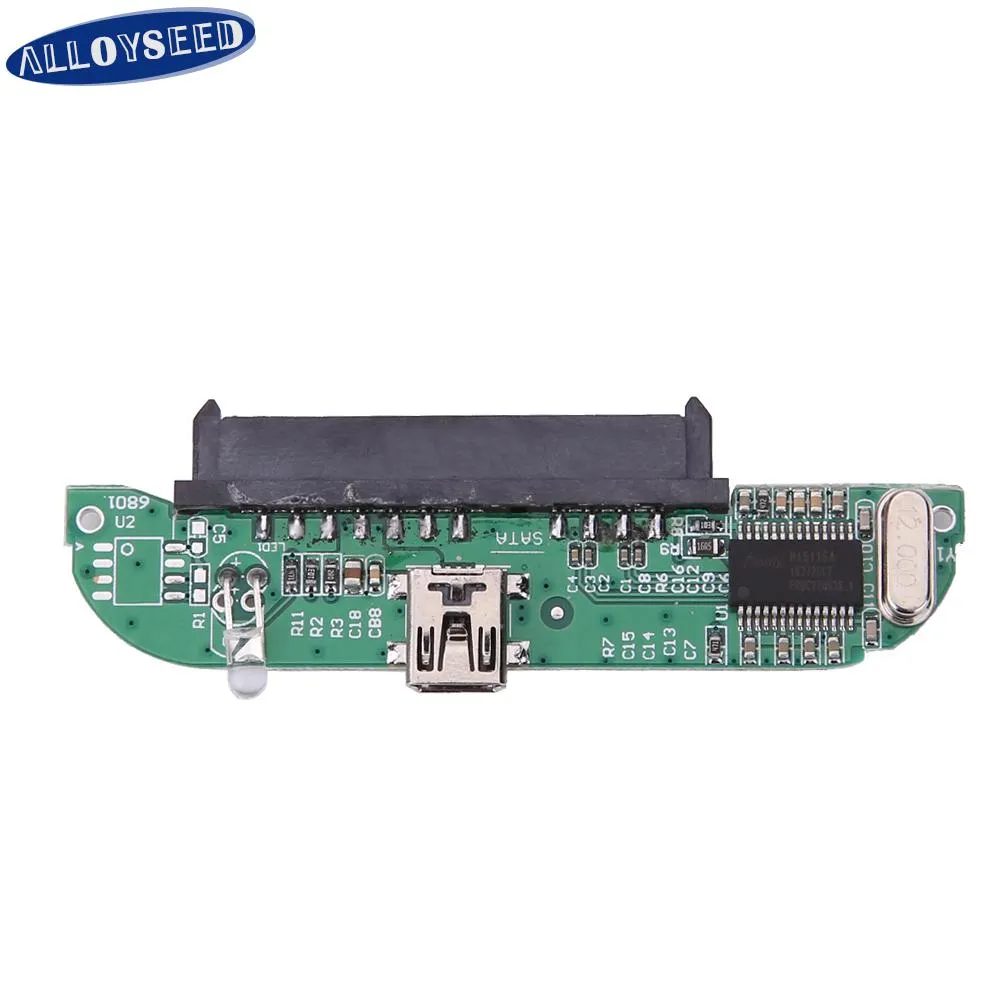 New 2.5inch USB 2.0 TO SATA 7   15 Pin Hard Disk Adapter Converter for 2.5" hard drive SSD drive for Laptop Desktop PC Computer