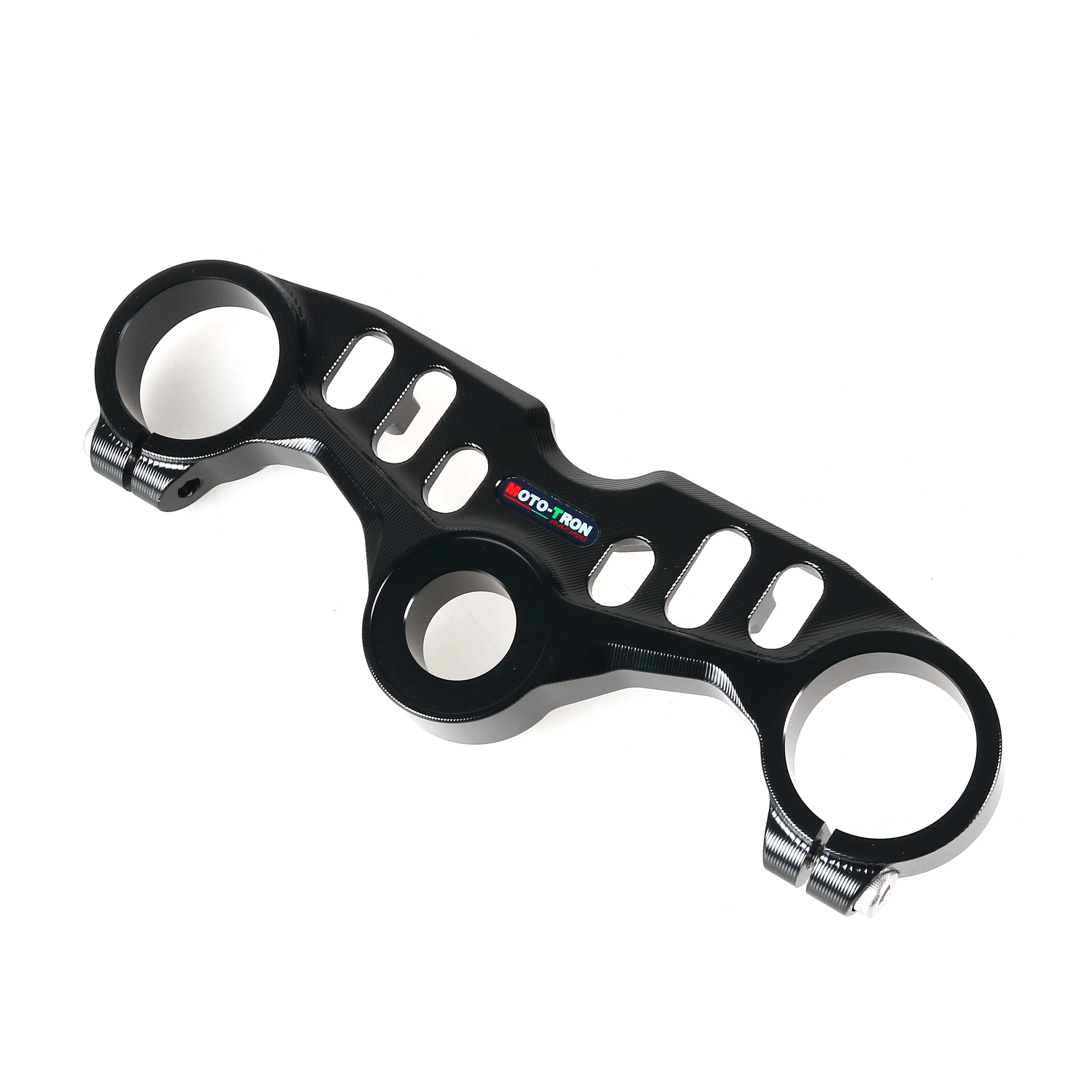 Motorcycle Clip-On Handlebars for Kawasaki ZX4R/SE ZX4RR NINJA-4R - Front End Upper Top Clamp, CNC Machined Aluminum, Black, Street or Track Use Motorcycle Clip-On Handlebars for Kawasaki ZX4R/SE ZX4RR NINJA-4R - Front End Upper Top Clamp, CNC Machined Aluminum, Black, Street or Track Use