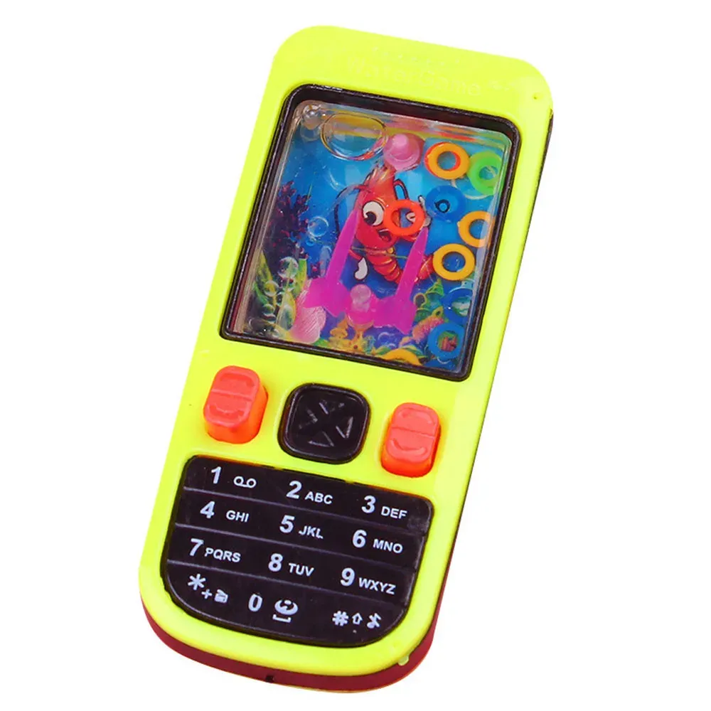 Rcanedny 30 Pack Cellphone Water Game Handheld Colorful Water Ring Toss Handheld Game Toy For Kids Toddlers Toy Phone Gifts Party Favors Early Education
