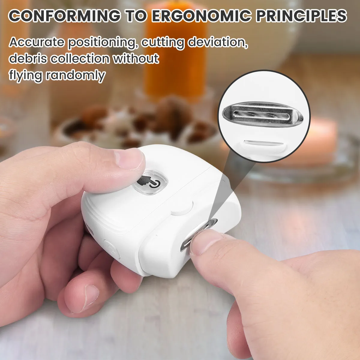 Electric Nail Clippers: Automatic Fingernail Trimmer With LED Light, Safe  Nail Cutter For Adults And Kids, Professional Manicure Tool From Ddmyjul,  $80.38 | DHgate.Com, image size:1200x1200