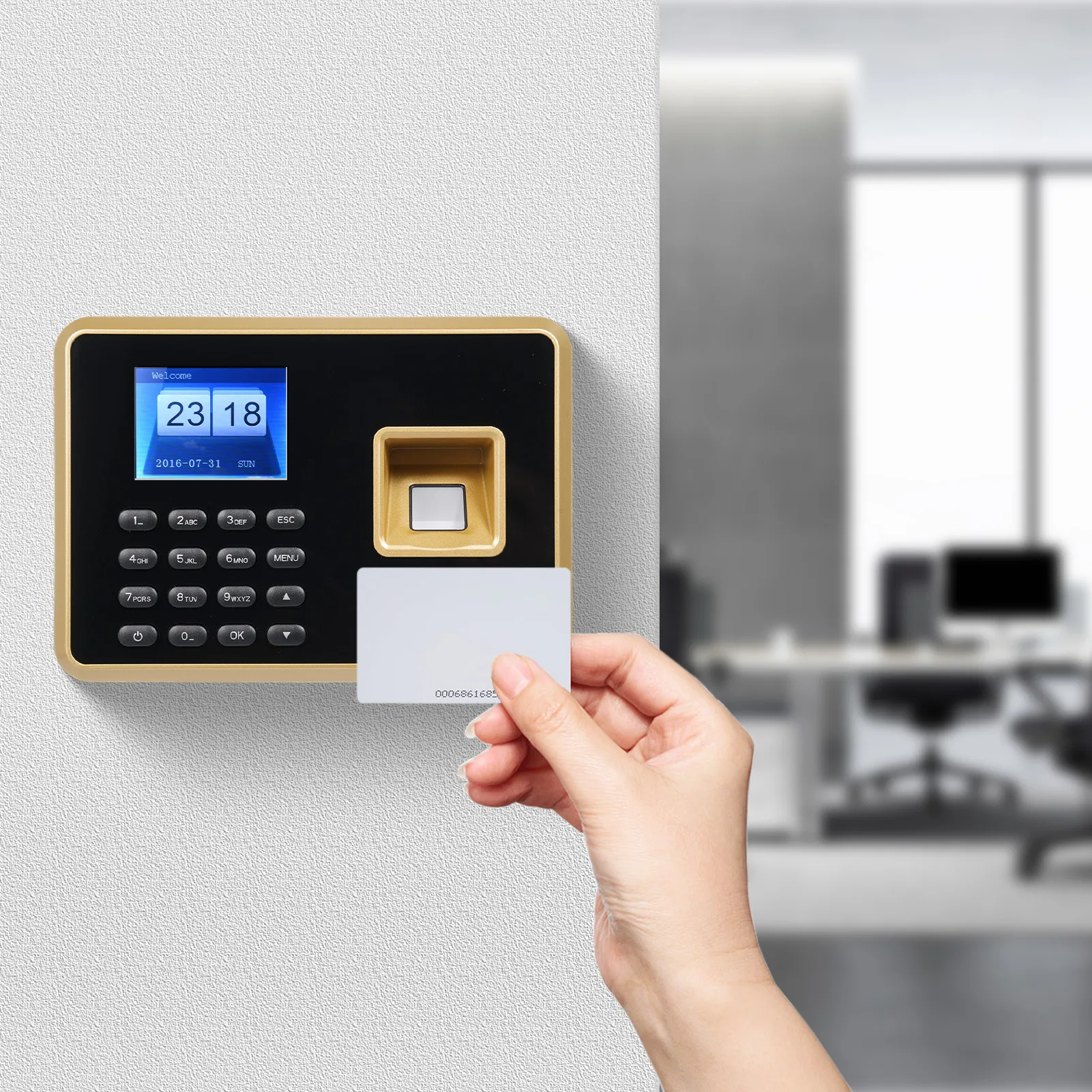 Time Clock Machine Insteuctions Biometric Time Clock: Employee Attendance Machine Fingerprint, Password ...