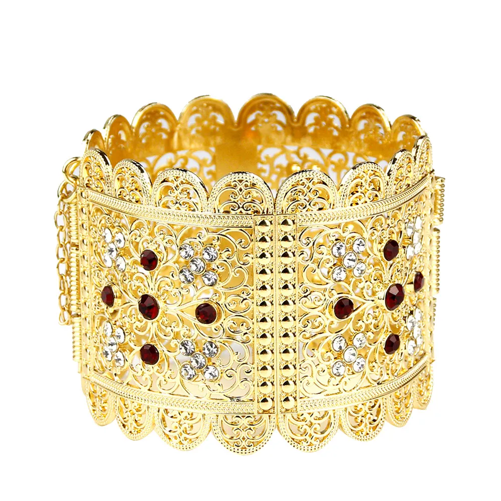 Sunspicems Gold Color Algeria Bangle Big Size For From Ddmyaug