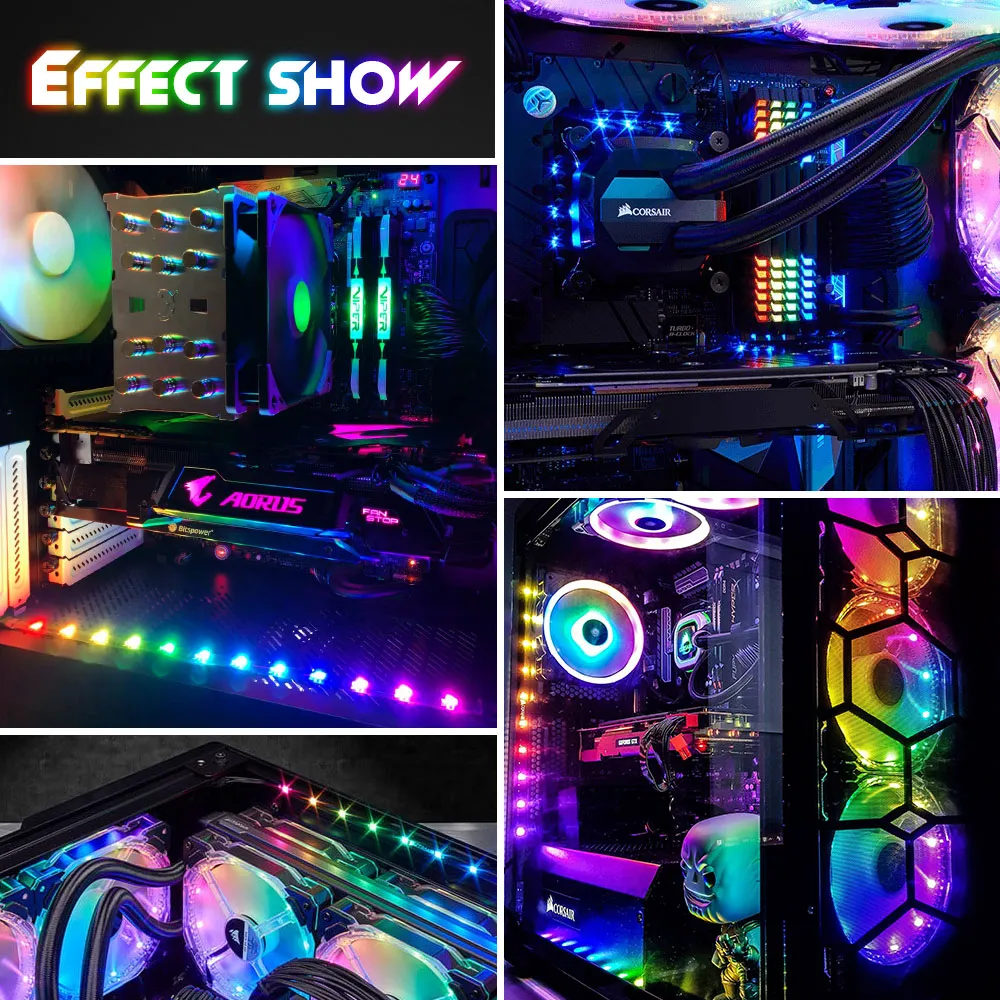 Brand Addressable RGB LED Strip For PC Case WS2812b... From Ddmyaug ...
