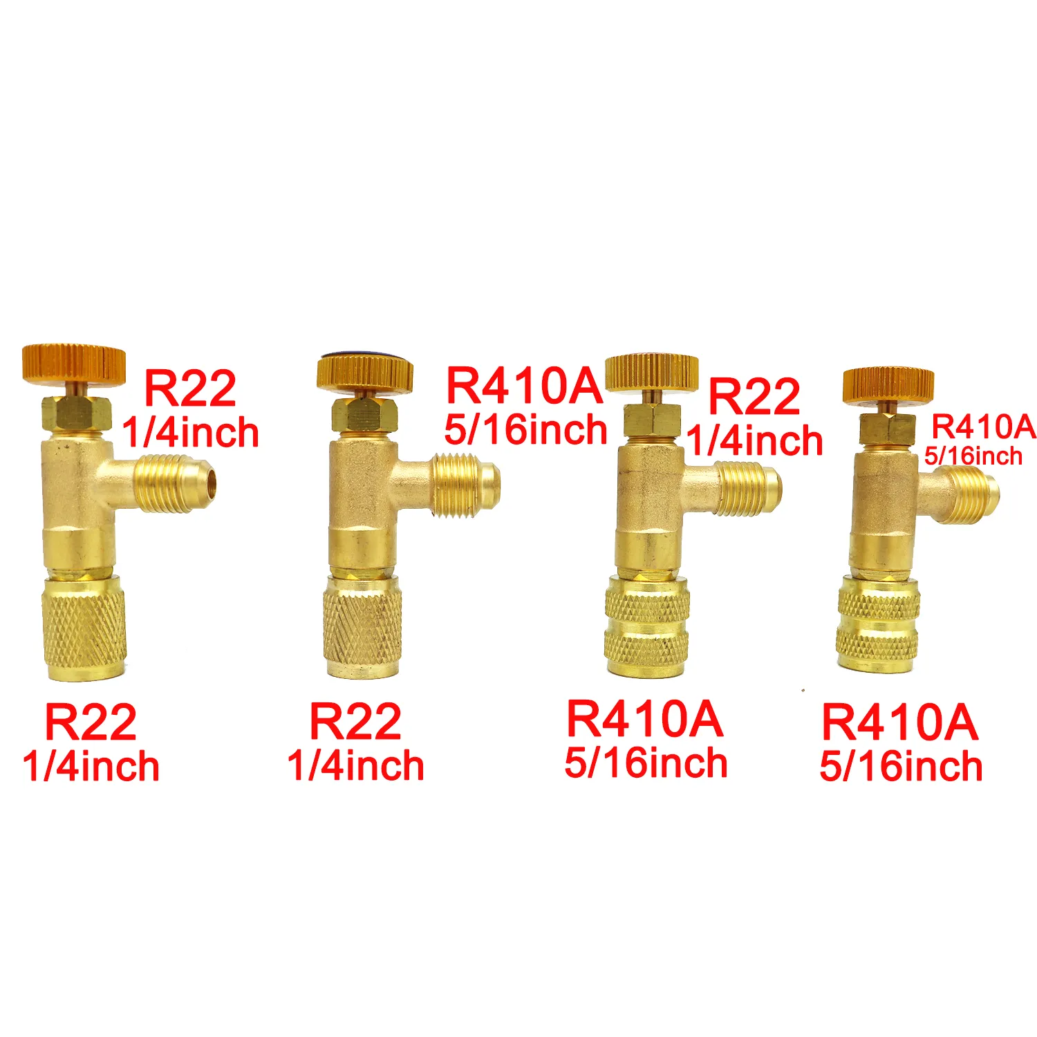 Hengxin-EBTOOLS Valve de réfrigérant de conditionnement 2 pièces soupape de sécurité liquide Hengxin-EBTOOLS Valve de réfrigérant de conditionnement 2 pièces soupape de sécurité liquide