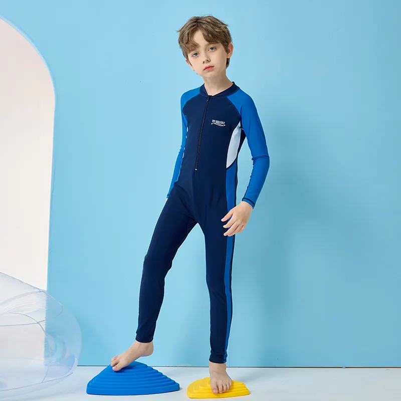 Boys Long Sleeve One Piece Swimsuit For Swimming Beach Surfing And Snorkeling From Homepro12 44.79 DHgate.Com