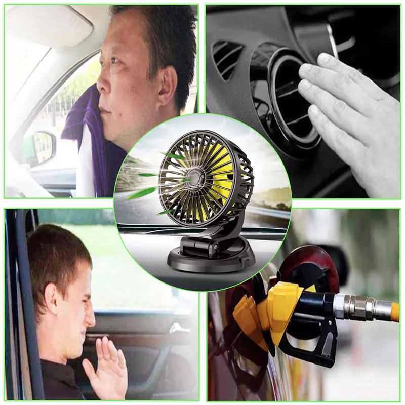 cigarette lighter fan Rotatable Multi Angle 12V Cigarette Lighter Powered... From Ddmyjul,  $147.74