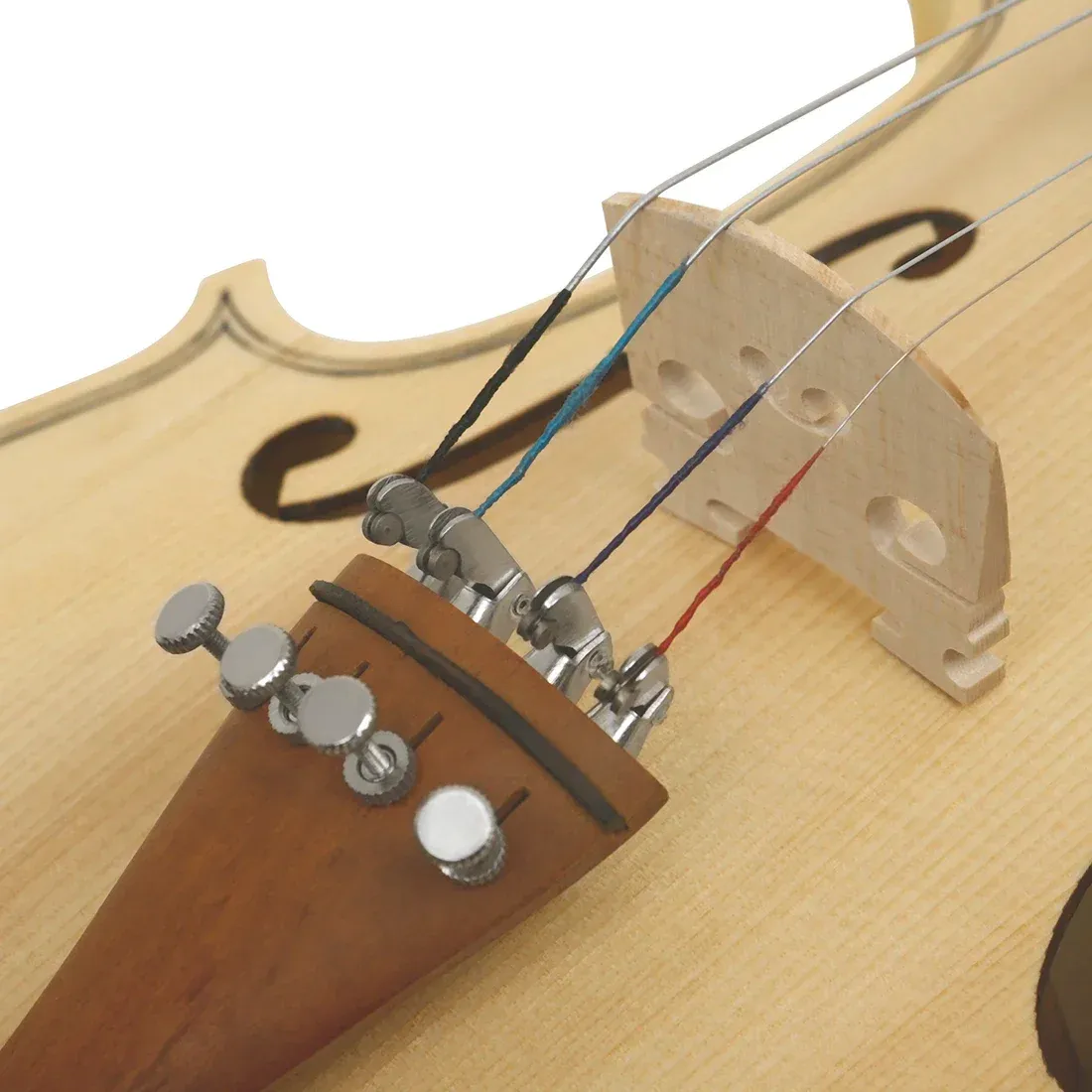 Astonvilla 4/4 Violin Kit: Hand Carved Spruce Violin Full