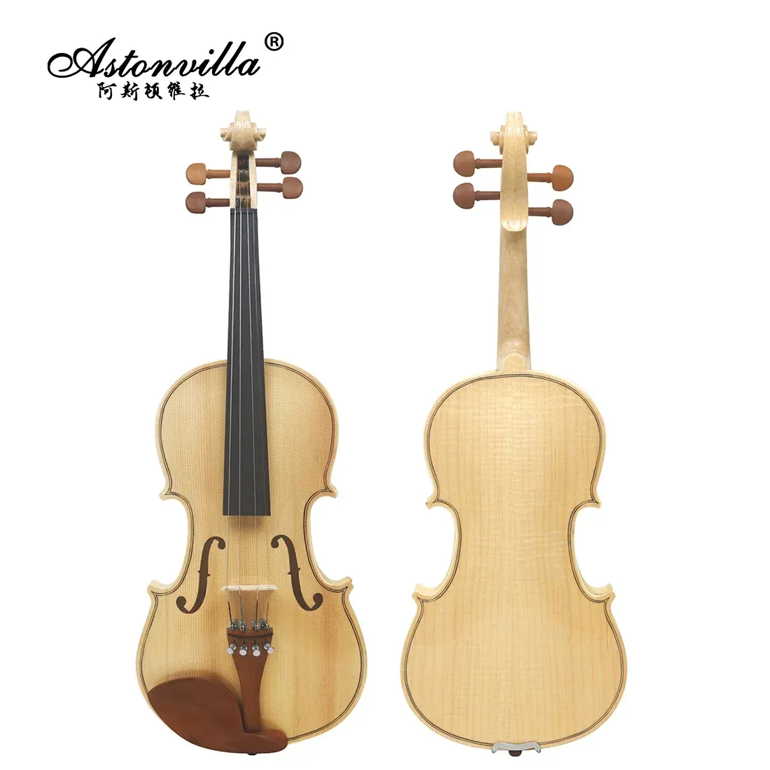Astonvilla AV-340 Hand Carved Log Color two set violin