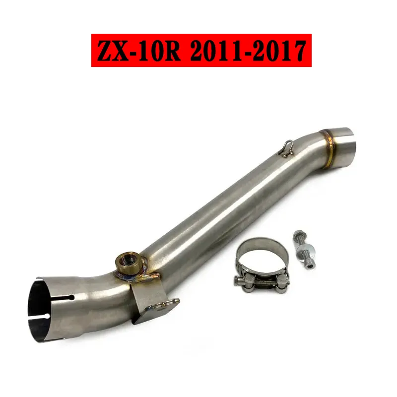 ZX-6R/ZX-10R 08-17 Motorcycle Exhaust Contact Middle Pipe