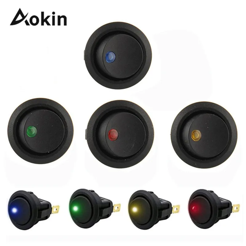 3 Pin Illuminated Rocker Switches 12V 20A, LED... From Ddmyaug, $10.83 ...
