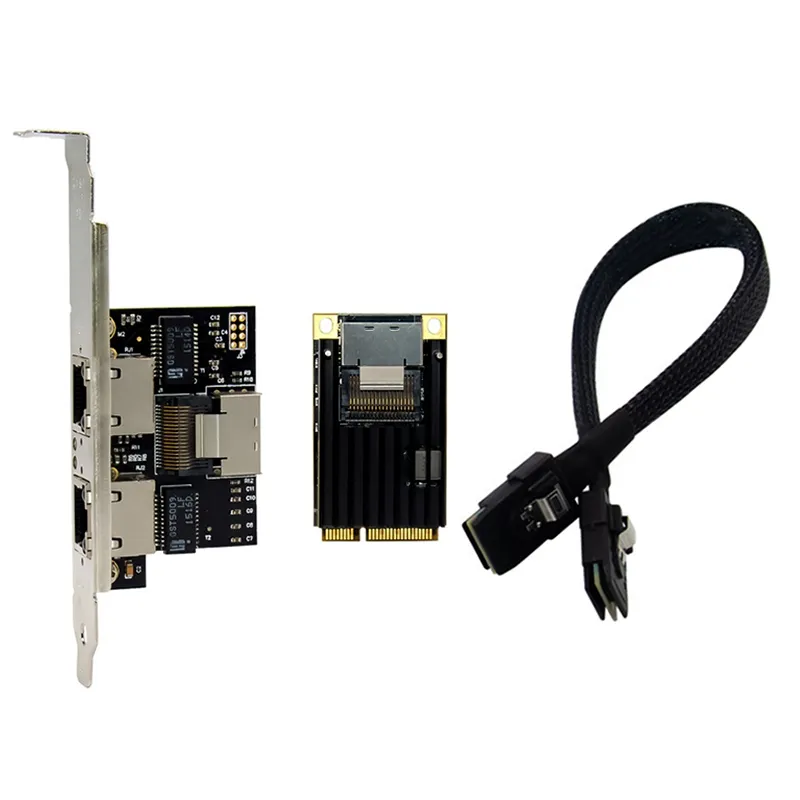 Dual RJ45 Gigabit Ethernet Adapter Card Mini PCIe... From Ddmyjul, $117 ...