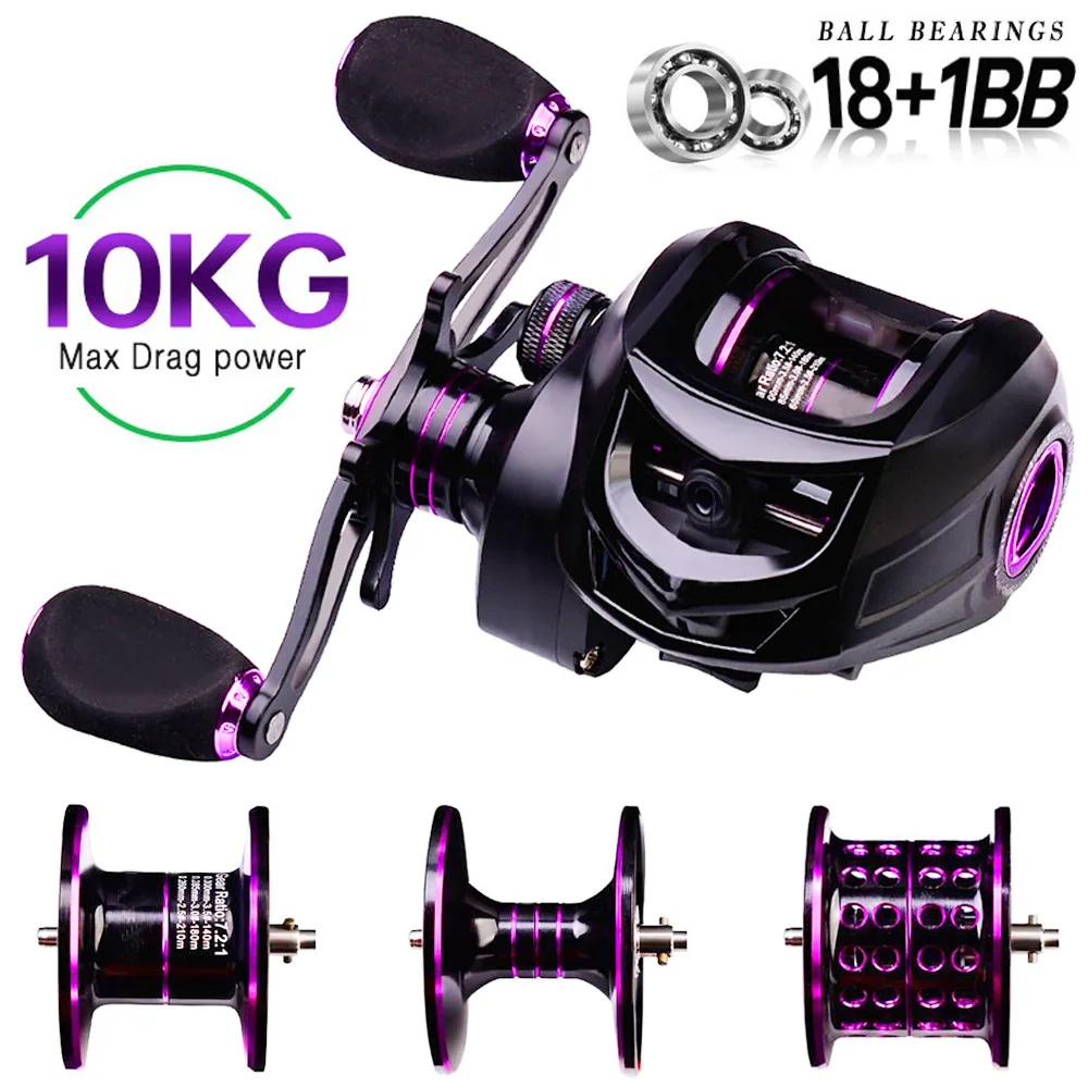 Baitcasting Reel 18+1BB Ultralight Casting Reel with Aluminum CNC Spool for  Bass Fishing, 7.2:1 Gear Ratio, 7.47oz Weight from Dhgate Spinning Reels -  price 27.12