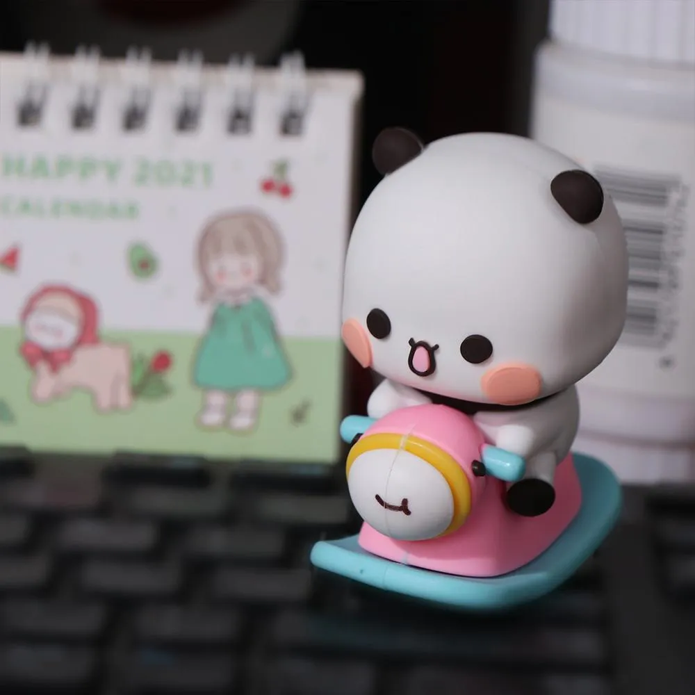 Figurine d'ours Bubu Dudu KrasnoBear, jouets à collectionner, mignon, Kawaii, beurre, ornement, maison, Deroc, anniversaire, cadeau de Noël, nouveau  26