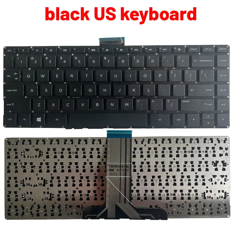 HP Stream 14-ax Series Replacement Keyboard - Russian/US/UK/Spanish ...