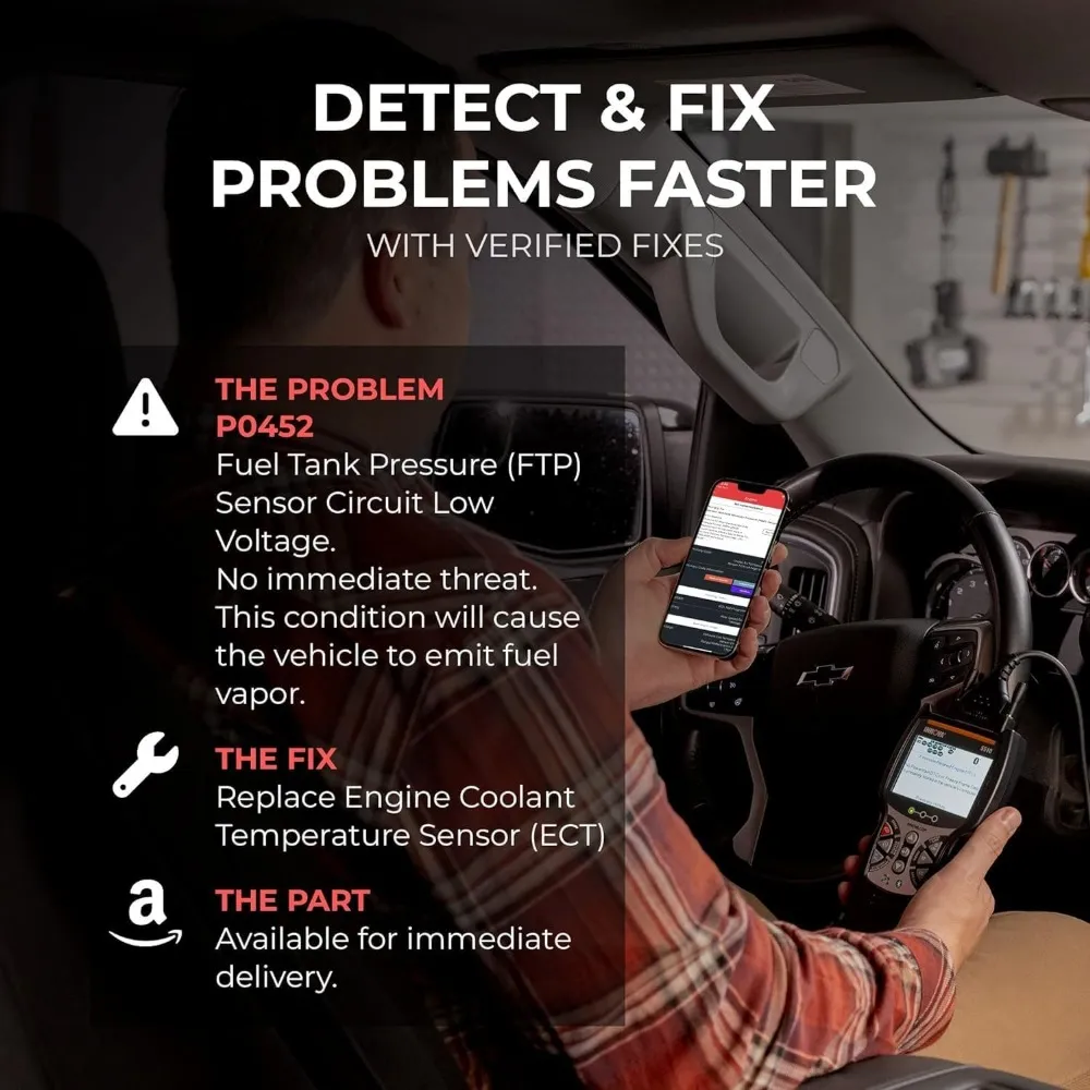 INNOVA 5510 OBD2 Scanner ABS Clear All System Caliper Service With 