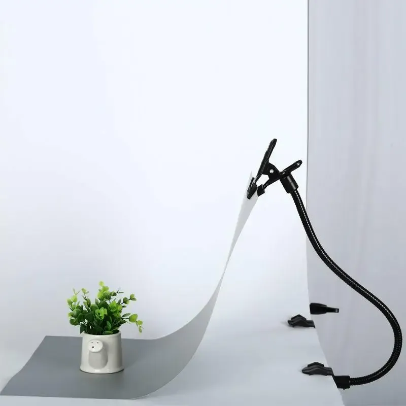 Background Holder C Clamp Clip Camera Photo Studio Accessories Light Stand Flex Arm Reflector Photo